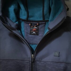 Rip Curl Men's 2 tone blue Zip-Up Jacket